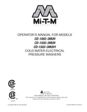 Mi-T-M Corporation CD-1502-3MUH1 Manual De Instrucciones