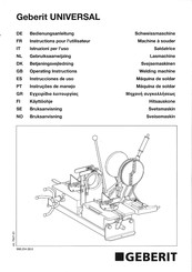 geberit UNIVERSAL Instrucciones De Uso