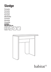 Habitat Sledge 825854 Instrucciones De Montaje