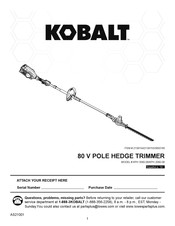 Kobalt KPH 3580-06 Manual Del Usuario
