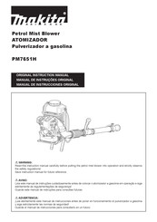 Makita PM7651H Manual De Instrucciones Original