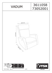 JYSK 73052001 Manual De Instrucciones