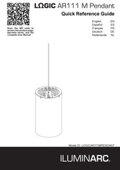 Iluminarc LOGIC AR111 M Pendant Guía De Referencia Rápida