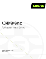 Shure AONIC 50 Gen 2 Manual De Instrucciones