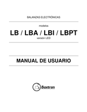 Baxtran LB Serie Manual De Usuario