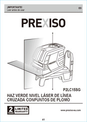 Prexiso P2LC15SG Manual De Instrucciones