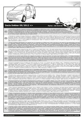 ECS Electronics DA-016-DH Instrucciones De Montaje