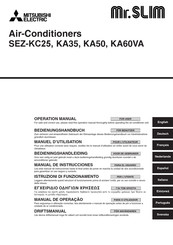 Mitsubishi Electric Mr.Slim SEZ-KC25 Manual De Instrucciones