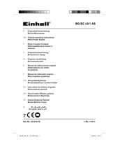 EINHELL BG-BC 43/1 AS Manual De Instrucciones Original