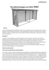 Timbela M203 Instrucciones De Montaje