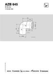 Bosch Thermotechnik AZB 645 Instrucciones De Montaje