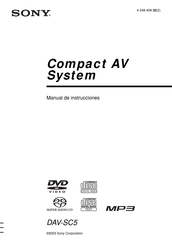 Sony DAV-SC5 Manual De Instrucciones