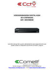 Comelit MDVR804B Manual De Instrucciones