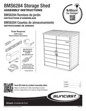 Suncast BMS6284 Instrucciones De Armado