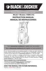 Black and Decker 11BDE-315 Manual De Instrucciones