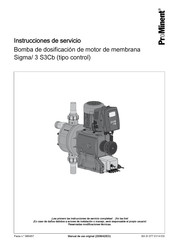 ProMinent Sigma/ 3 - S3Cb Instrucciones De Servicio