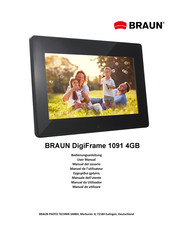 Braun DigiFrame 1091 Manual Del Usuario