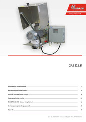 Bühler technologies GAS 222.31 Manual Del Usuario