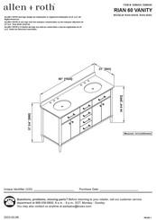 Allen + Roth RIAN 60 Serie Instrucciones De Montaje