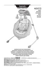 Kids II Ingenuity InLighten Cradling Swing 60347 ES Manual Del Usuario