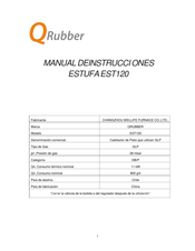 QRUBBER EST120 Manual De Instrucciones