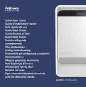 Fellowes AERAMAX PRO AM2 Guia De Inicio Rapido