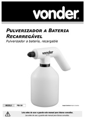 vonder 60.01.361.000 Manual De Instrucciones