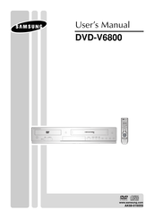 Samsung DVD-V6800 Manual Del Usuario