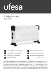 UFESA CV Polux Nano Manual De Instrucciones