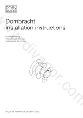 Dornbracht 36 200 361-FF 0010 Instrucciones De Montaje