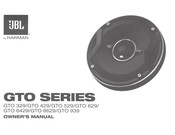 Harman JBL GTO 939 Manual Del Propietário