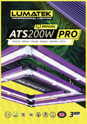 Lumatek ATS200W PRO LED Manual Del Usuario