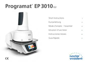 Ivoclar Vivadent Programat EP 3010 G2 Instrucciones Breves