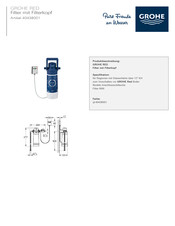 Grohe RED 40438001 Manual Del Usuario