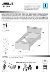 Forte LIBELLE LBLL09 Instrucciones De Montaje