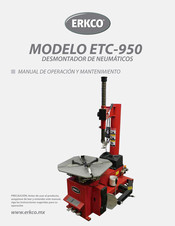 ERKCO ETC-950 Manual De Operación Y Mantenimiento