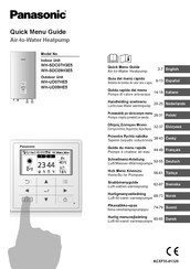 Panasonic WH-SDC09H3E5 Manual De Instrucciones