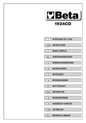 Beta 1924CD Instrucciones