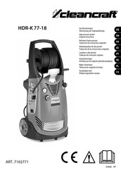 CleanCraft HDR-K 77-18 Traducción De Las Instrucciones Originales