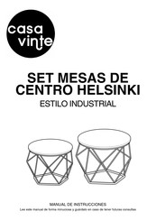 casa vinte HELSINKI Manual De Instrucciones