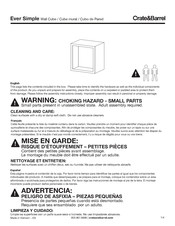 Crate&Barrel Ever Simple Instrucciones De Montaje