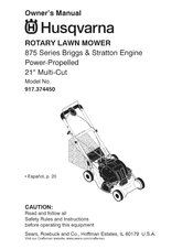 Husqvarna 917.374450 Manual Del Usuario