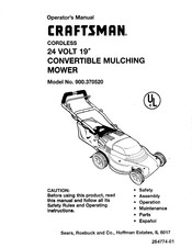 Craftsman 900.370520 Manual Del Usuario