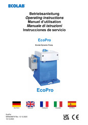 Ecolab EcoPro Instrucciones De Servicio