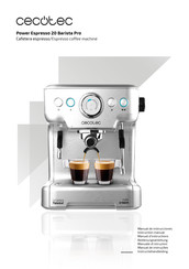 cecotec Power Espresso 20 Barista Pro Manual De Instrucciones