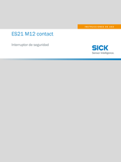 SICK ES21 M12 contact Instrucciones De Uso