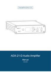 Panphonics ADX-21-D Manual