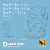 Maxi-Cosi RodiFix S i-Size Manual Del Usuario