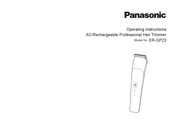 Panasonic ER-GP23 Instrucciones De Funcionamiento