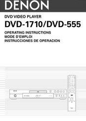 Denon DVD-555 Instrucciones De Operación